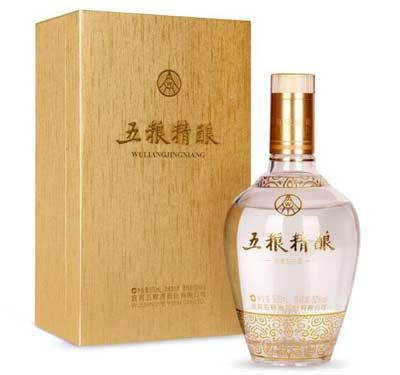 五粮精酿52度价格一览表，中高端贴牌酒品质一般包装大气2.jpg